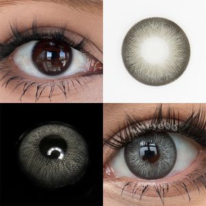 Eyemi Barbie Taylor Grey Prescription Colored Contact Lenses