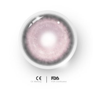 Eyemi Cyber Pink Prescription Cosplay Colored Contact Lenses
