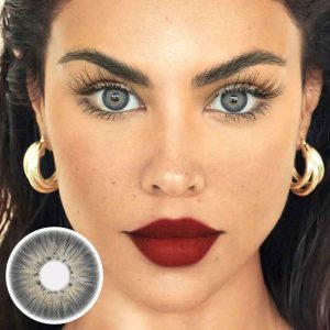 Eyemi New York III Grey Prescription Colored Contact Lenses