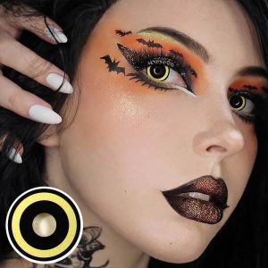 Eyemi Nebulos Yellow Cosplay Colored Contact Lenses