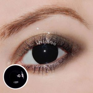 Coloredeye Blind Mini Sclera Black Out Cosplay Colored Contact Lenses