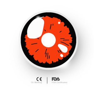 Eyemi Black Lobelia Red Cosplay Colored Contact Lenses