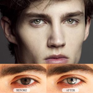 Coloredeye DNA II Brown Prescription Men Colored Contact Lenses