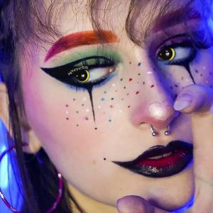 Eyemi Moon Star Yellow Cosplay Colored Contact Lenses