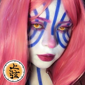 Eyemi Blind Akaza Cosplay Colored Contact Lenses