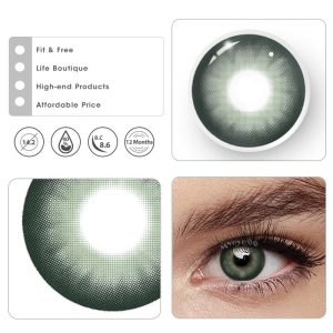 Eyemi Dolly Green Prescription Colored Contact Lenses