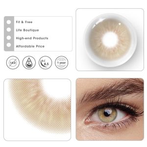 Eyemi Sin Brown Prescription Colored Contact Lenses