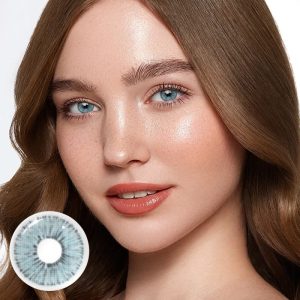 Eyemi Van Gogh Blue Prescription Colored Contact Lenses