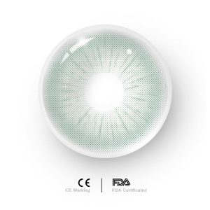 Eyemi Rome Times Green Prescription Colored Contact Lenses