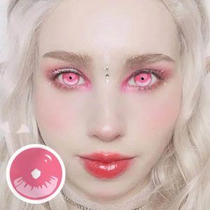 Eyemi Blind Kamado Nezuko Prescription Cosplay Colored Contact Lenses
