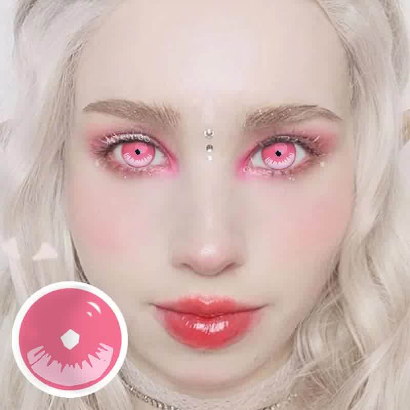 Coloredeye Blind Kamado Nezuko Prescription Cosplay Colored Contact Lenses