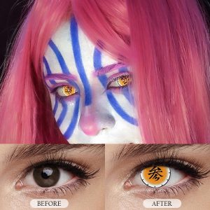 Eyemi Blind Akaza Cosplay Colored Contact Lenses