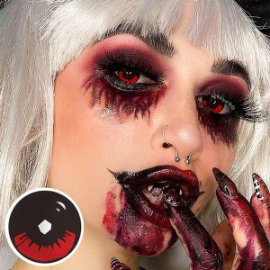 Eyemi Blind Kamado Tanjirou Prescription Cosplay Colored Contact Lenses