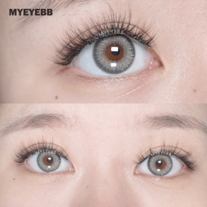 Eyemi Y2K Boho Grey Prescription Colored Contact Lenses