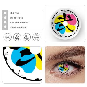 Eyemi Blind Douma Prescription Cosplay Colored Contact Lenses