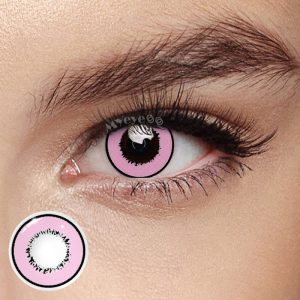 Eyemi Elements Pink Prescription Cosplay Colored Contact Lenses