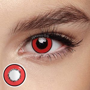 Eyemi Elements Red Prescription Cosplay Colored Contact Lenses