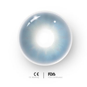 Eyemi Breeze Blue Prescription Colored Contact Lenses