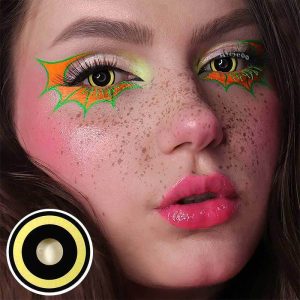 Eyemi Nebulos Yellow Cosplay Colored Contact Lenses