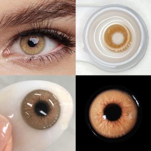 Eyemi Sin Brown Prescription Colored Contact Lenses