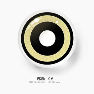 Eyemi Nebulos Yellow Cosplay Colored Contact Lenses