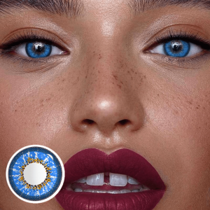 Eyemi Blue Prescription Cosplay Colored Contact Lenses