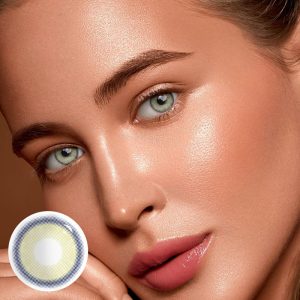 Eyemi Neala Yellow Brown Prescription Colored Contact Lenses