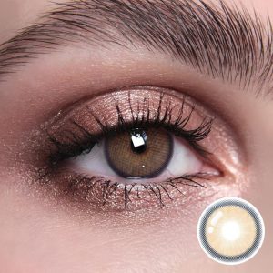 Eyemi Neala Brown Prescription Colored Contact Lenses