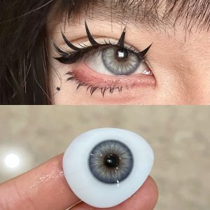 Eyemi Icy Cosmos Violet Grey Colored Contact Lenses | 1 Month