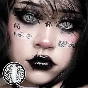 Eyemi Blind Lizard Eye Sliver Cosplay Colored Contact Lenses