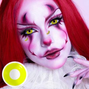 Coloredeye Yellow Block Prescription Cosplay Colored Contact Lenses