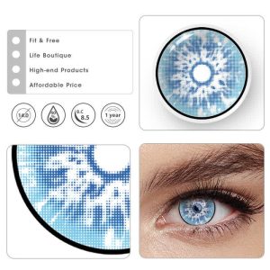 Coloredeye Blind Genshin Impact Snow Cosplay Colored Contact Lenses