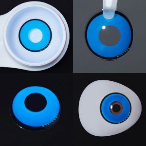 Eyemi Blue Manson Prescription Cosplay Colored Contact Lenses