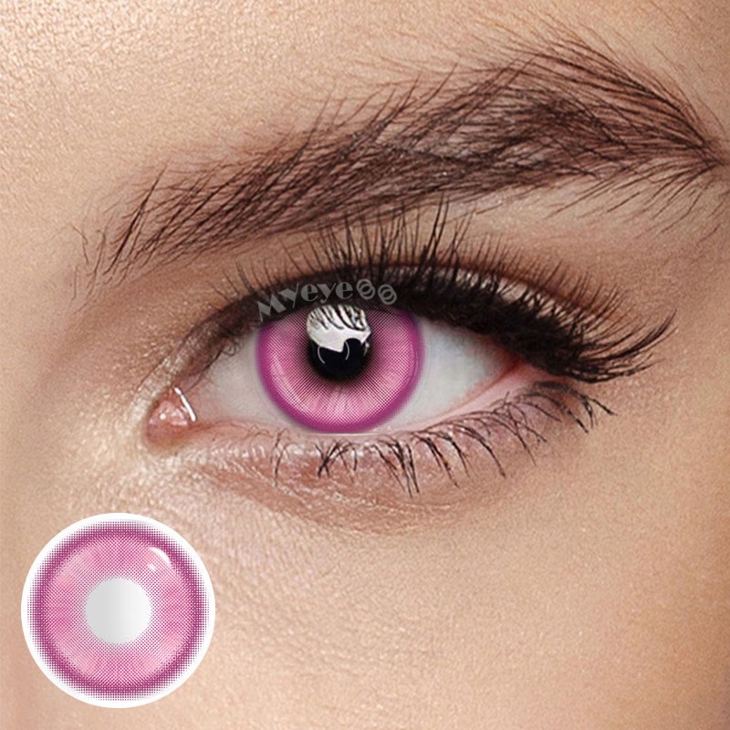 Coloredeye Magic Coral Rose Red Prescription Colored Contact Lenses