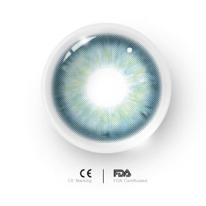Coloredeye Aegean Sea II Blue Prescription Colored Contact Lenses