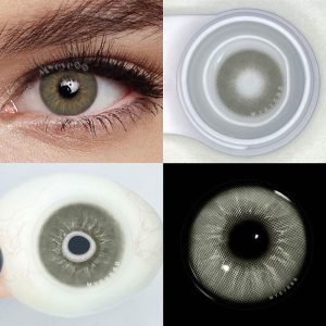 Eyemi Eros Grey Prescription Men Colored Contact Lenses