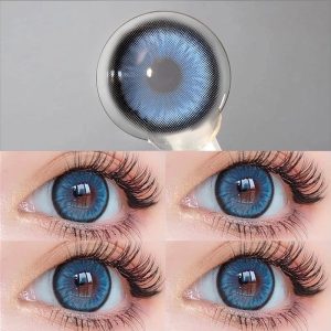 Eyemi Norko Blue Prescription Men Colored Contact Lenses