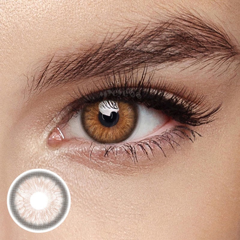 Eyemi Nordic DNA Brown Colored Contact Lenses