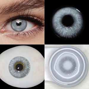 Eyemi Queen Grey Prescription Colored Contact Lenses