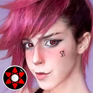 Coloredeye Sasuke Mangekyou Sharingan Narut Cosplay Colored Contact Lenses