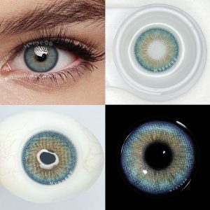 Eyemi Deepwater Zone Blue Prescription Colored Contact Lenses