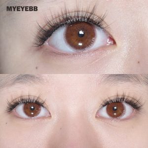 Eyemi Queen Brown Prescription Colored Contact Lenses