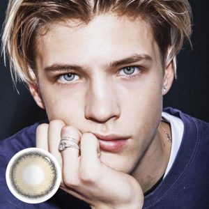 Coloredeye Fox's Eye Brown Prescription Men Colored Contact Lenses