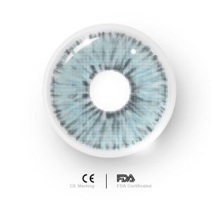 Eyemi Van Gogh Blue Prescription Colored Contact Lenses