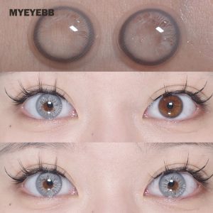 Eyemi Unspoken Mirage Grey Prescription Colored Contact Lenses
