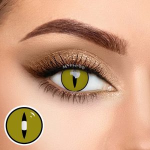 Eyemi Maru Green Cat Eye Cosplay Colored Contact Lenses