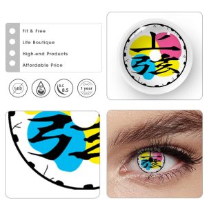 Eyemi Blind Douma Prescription Cosplay Colored Contact Lenses