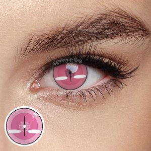 Eyemi Blind Nezuko Demon Prescription Cosplay Colored Contact Lenses