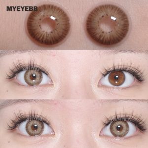 Eyemi New York III Brown Prescription Men Colored Contact Lenses