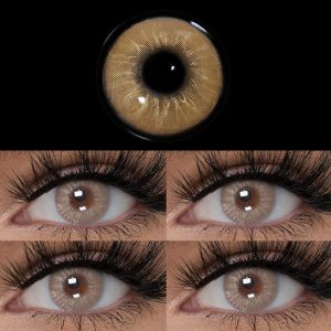 Eyemi Eros Brown Prescription Colored Contact Lenses